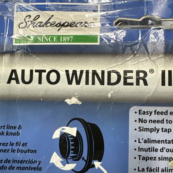 New Shakespeare Auto Winder II String Trimmer Bump Head 0.80 - .105" Cartridge - Picture 2 of 12